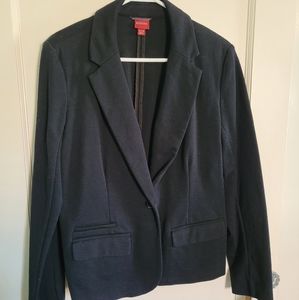 Women's Black Jersey Blazer
